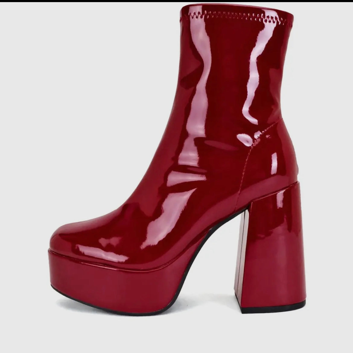 Red Ruby Ankle Boot