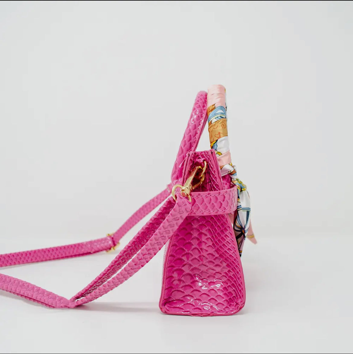 Barbie Pink Crocodile Purse