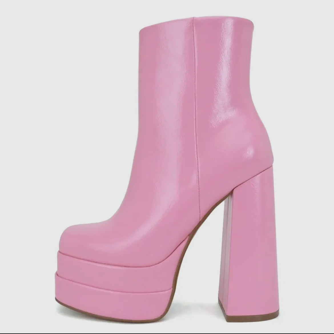 Bubblegum Pink Ankle Boot